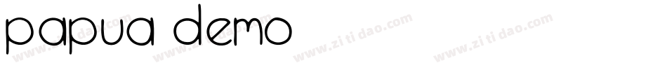 Papua Demo字体转换